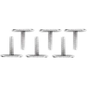 VTurboWay 6 Pcs 1/4"-20 Threading Track Bolts for Kayak Gear Track, 316 SS T Slot Bolts for Kayak Track System, Length 1", Wide 1/2"