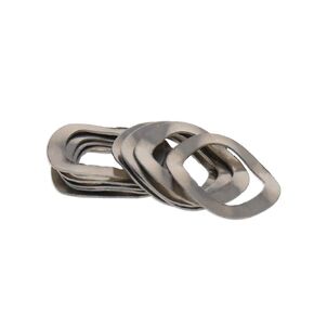 MroMax 304 Stainless Steel Wave Spring Washer-0.98" x 0.75" x 0.01"(ODxIDxT) Sealing Gasket for Screw Bolt Metallic for Home Decoration, Outdoor Construction Silver 10PCS
