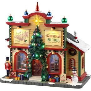 Lemax Cranberry Hill Christmas Boutique, Battery Operated (4.5V) #35023
