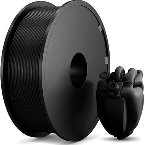 ‌EndlessFilament PLA Filament - Easy-to-Use 3D Printer Filament - 1.75mm 3D Printing Filament - Fits Most FDM 3D Printers - Durable 1.75 mm Filamanet with Dimensional Accuracy +/- 0.02 mm - Black