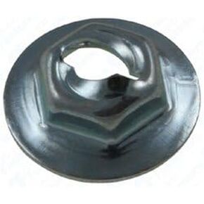 100 Thread Cutting Nuts 1/8" Stud Size 5/16" Hex