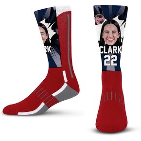 For Bare Feet WNBA CAITLIN CLARK KA-POW! Player Socks Size Youth