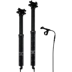 DJC MTB Dropper Seatpost Southpaw Internal Routing Cable Adjustable Height, 125mm 150mm Travel, Remote Control Wired, 395mm 445mm Length EXA Form 900i