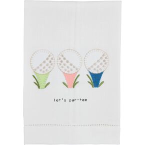 Mud Pie Golf Ball Towel; 21" x 14"