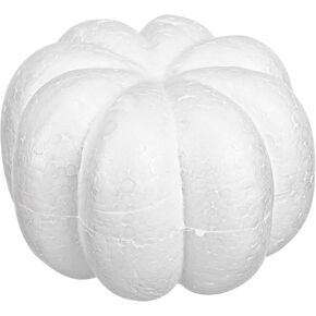 Didiseaon White Foam Pumpkins for DIY Crafs Decorating Carving Painting Artificial Fake Pumpkins Halloween Autumn Fall Harvest Thanksgiving Decoration Ornament 3pcs