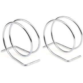 Stainless steel napkin holder loop shape, Metal napkin holder, Round Loop napkin holder (Pack of 2)