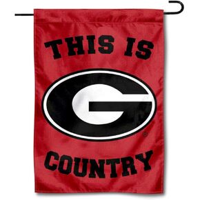 College Flags & Banners Co. Georgia Bulldogs This is Bulldog Country Garden Flag