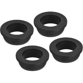 MECCANIXITY Rubber Grommet Mount Dia 1-5/8" (41.3mm) Round T Type for Organizing and Protecting Cord Pack of 4