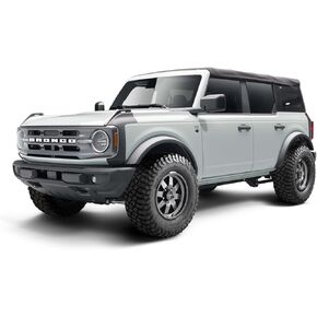 Bushwacker Trail Armor Fender Flare Delete Kit - Front & Rear | 4-Piece Set, Black, Textured Finish | 14127 | Fits 2021-2024 Ford Bronco (2/4 Dr)