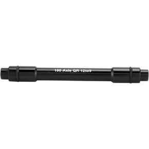 Aluminum Alloy Bike Thru Axle Hub Adapter Converts 12mm to 9mm Quick Release Skewer Bike Accessory (Black)