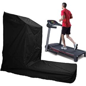 Treadmill Cover Outdoor Running Machine Dustproof Waterproof Cover Black Home Gym Treadmill Waterproof Protection Covers for Non-Folding & Folding Treadmills