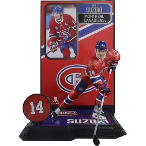 McFarlane Toys - Nick Suzuki (Montreal Canadiens), NHL Posed, 7in Figure