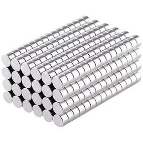 200 Pieces 4 x 1.5mm Small Fridge Decorative Magnets for Whiteboard Refrigerator Kitchen Crafts Office Magnet
