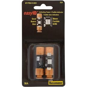 Bussman BP/FRN-R-30ID 30 Amp EasyID™ Heavy-Duty Time Delay Fuse 2 Count
