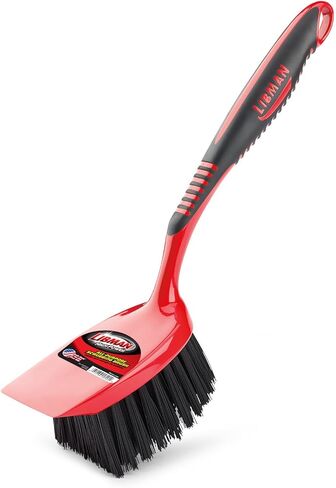 فرشاة ليبمان 524 بمقبض قصير (10 بوصات) باللون الأحمر، PK6، صغيرة، بدون لون in Kuwait