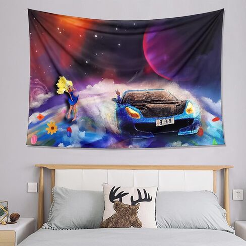 Gepas مضحك الوردي مغني الراب الهيب هوب نسيج جيد الخلاص الجدار شنقا خلفية النوم ديكور المنزل لغرفة النوم غرفة المعيشة 60X40 بوصة in Kuwait