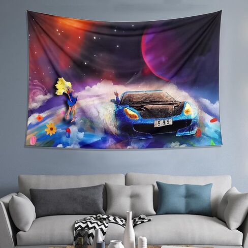 Gepas مضحك الوردي مغني الراب الهيب هوب نسيج جيد الخلاص الجدار شنقا خلفية النوم ديكور المنزل لغرفة النوم غرفة المعيشة 60X40 بوصة in Kuwait