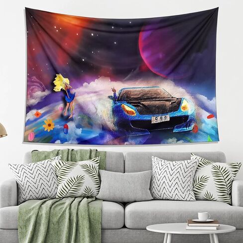 Gepas مضحك الوردي مغني الراب الهيب هوب نسيج جيد الخلاص الجدار شنقا خلفية النوم ديكور المنزل لغرفة النوم غرفة المعيشة 60X40 بوصة in Kuwait