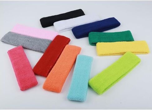 6pcs Boys Headband Kids Sweatband Youth Sweatbands Headband for Kids Colorful Sports Head Sweatband, BLDUS2024052710 in Saudi Arabia