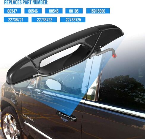FAERSI Exterior Door Handle Chrome Front Right Passenger Side Door Handle Replacements for 2007 2008 2009 2010 2011 2012 2013 Silverado Tahoe Avalanche Suburban GMC Sierra Yukon XL Cadillac Escalade in Saudi Arabia