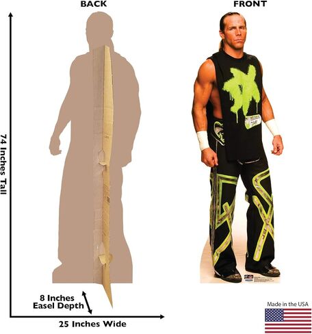 Cardboard People Shawn Michaels Life Size Cardboard Cutout Standup - WWE in Saudi Arabia