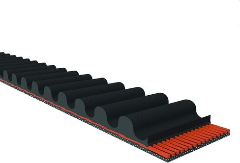 D&D PowerDrive 432-3M-09 Timing Belt, 3M Belt Cross Section, 432 mm Length, Rubber in Saudi Arabia
