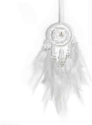 Car Dream Catcher for Rearview Mirror Accessories, Car Mirror Hanging Accessorie, Car Charms Ornament Lucky Ornament Pendant Car Interior Accessorie (Pink) in Saudi Arabia