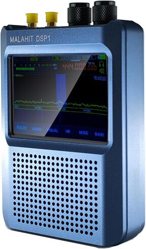 Malachite DSP1 1.1D V9 SDR Radio Receiver 50kHz-2GHz Full Band Radio Receiver AM SSB DSB CW NFM WFM with 5000mAh Battery (Built-in Amplifier) in Saudi Arabia