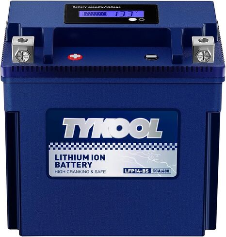 YT12B-BS Lithium LiFePO4 Motorcycle Battery,12V 6Ah,360CCA,Built in BMS,Powersports Battery,for ATV, UTV,Jet Ski,Personal Watercraft, Snowmobile,Quad, Riding Lawn Mower, Tractor in Saudi Arabia