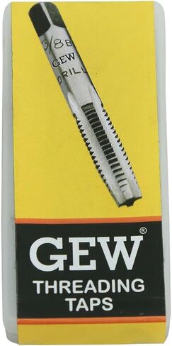 صنابير يدوية من GEW مصنوعة من الفولاذ الكربوني متري 7 × 1 مم لليد اليمنى (مجموعة من 3 قطع - مستدقة/قابس/أسفل)، إصلاح الخيوط للخيوط وإعادة الخيوط الداخلية والخارجية، خيوط مقطوعة بدقة in Kuwait