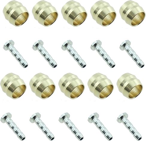 10PCS BH90 Yellow Bicycle Metal Brake Attachment Insert Kit Olive Head and Oil Pin Suitable for Bicycle Oil Disc Oil Pin in Saudi Arabia