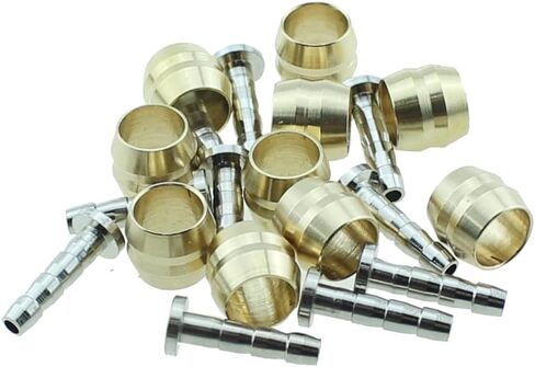 10PCS BH90 Yellow Bicycle Metal Brake Attachment Insert Kit Olive Head and Oil Pin Suitable for Bicycle Oil Disc Oil Pin in Saudi Arabia