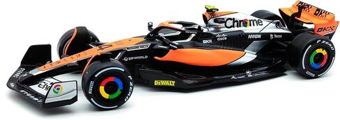 JODIYAAH Bburago P2 British GP Mclaren 2023 F1 MCL60 81# أوسكار بياستري فورمولا ريسينغ سبيكة سيارة دييكاست موديل (MCL60 81#) in Saudi Arabia