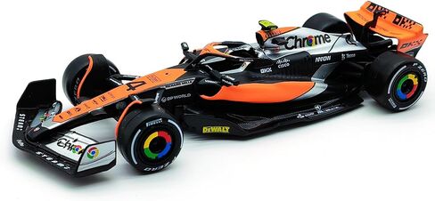 JODIYAAH Bburago P2 British GP Mclaren 2023 F1 MCL60 81# أوسكار بياستري فورمولا ريسينغ سبيكة سيارة دييكاست موديل (MCL60 81#) in Saudi Arabia