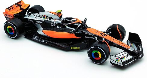 JODIYAAH Bburago P2 British GP Mclaren 2023 F1 MCL60 81# أوسكار بياستري فورمولا ريسينغ سبيكة سيارة دييكاست موديل (MCL60 81#) in Saudi Arabia