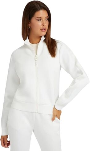 GUESS Women's New Allie Scuba Zip Sweatshirt in Saudi Arabia