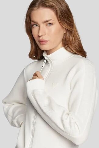 GUESS Women's New Allie Scuba Zip Sweatshirt in Saudi Arabia