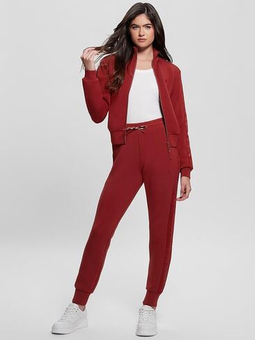 GUESS Women's New Allie Scuba Zip Sweatshirt in Saudi Arabia