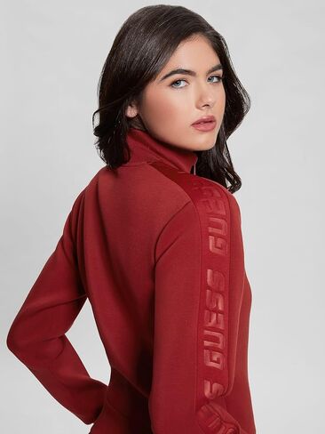 GUESS Women's New Allie Scuba Zip Sweatshirt in Saudi Arabia