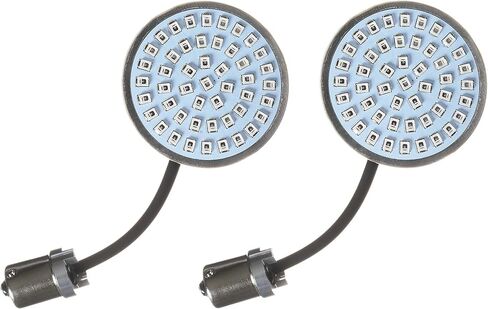 إشارات الانعطاف الخلفية من Eagle Lights Generation II مقاس 2 بوصة LED كهرمانية (إشارات الانعطاف الخلفية (1156)، عدسات بدون دخان) لنمط رصاصة الدراجة النارية Harley Davidson in Saudi Arabia