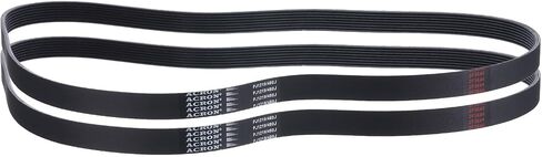 حزام Uxcell 215J8 PJ V-Ribbed 8 أضلاع 21.5 بوصة طول × 0.74 بوصة عرض × 0.14 بوصة ارتفاع، حزام بولي مطاط EPDM على شكل حرف V، حزام متعدد إسفين صغير على شكل حرف V in Saudi Arabia