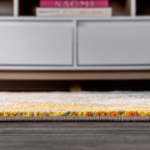JONATHAN Y CTP107B-28 Contemporary POP Modern Abstract Indoor Area-Rug Bohemian Easy-Cleaning High Traffic Bedroom Kitchen Living Room Non Shedding, 2 ft x 8 ft, Multi-colored in Saudi Arabia