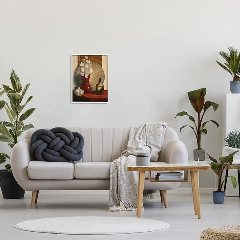 Stupell Industries Ornate Floral Vase Still Life Framed Wall Art, Design by Cecile Baird in Saudi Arabia