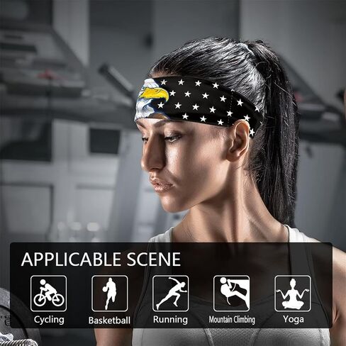 Forchrinse 6 Pieces Colorful Butterfly Sport Headbands for Women Sport Sweatband Yoga Hairbands Moisture Wicking Headband for Running Yoga Fitness in Saudi Arabia