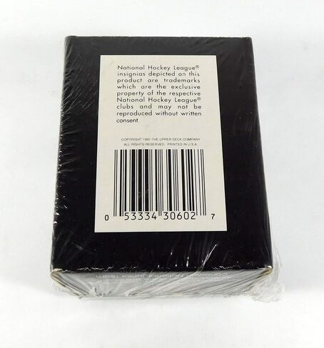 مجموعة بطاقات الهوكي ذات الأرقام العالية للمبتدئين والمتاجرة من Upper Deck 1990-91 in Saudi Arabia