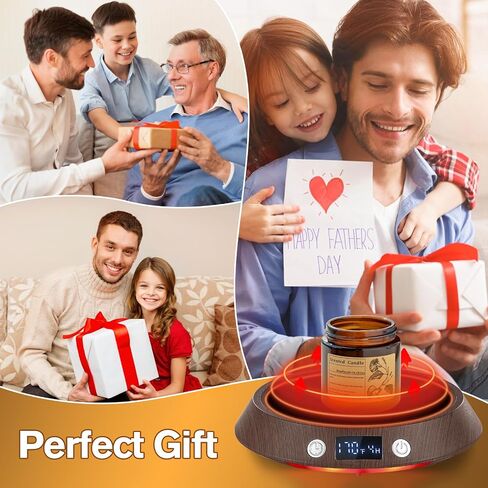 Coffee Mug Warmer with 3 Temp Settings, 2-12 Timer & Auto On/Off Gravity-Induction Coffee Cup Warmer for Desk, Smart Candle & Coffee Warmer Plate for Heating Milk,Tea,Candle in Saudi Arabia