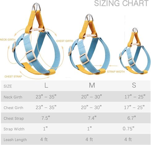 مجموعة حزام ومقود للكلاب بدون سحب، حزام رسن للكلاب مع حامل حقيبة فضلات، أشرطة قطنية خفيفة الوزن قابلة للتعديل مناسبة للكلاب الصغيرة والمتوسطة والكبيرة والمشي في الهواء الطلق والجري والمشي لمسافات طويلة in Kuwait