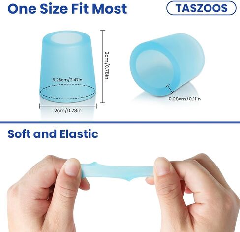 واقي أصابع القدم من بينكي، (10 أزواج) أغطية أصابع القدم مع مستخلص الصبار، أكمام من السيليكون لأصابع القدم، أغطية أصابع القدم للبثور، مسامير القدم، مسامير القدم، فقدان أظافر القدم، أصابع القدم المطرقة، (عارية، سميكة). in Kuwait