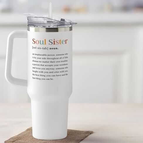 Friendship Gifts for Women Friends - Gifts for Best Friend - Gifts for Sister, Sisters Gifts - Sister Birthday Gifts, Birthday Gifts for Friends Female, BFF Bestie Gifts for Women - 40 Oz Tumbler in Saudi Arabia