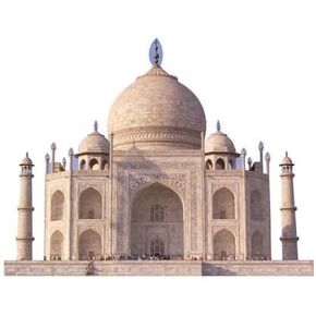 H13019 Taj Mahal Historic Landmark Cardboard Cutout Famous Building Standee Standup